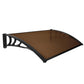 Mountview Window Door Awning Outdoor 1M x 1.5M Brown 1x1.5M