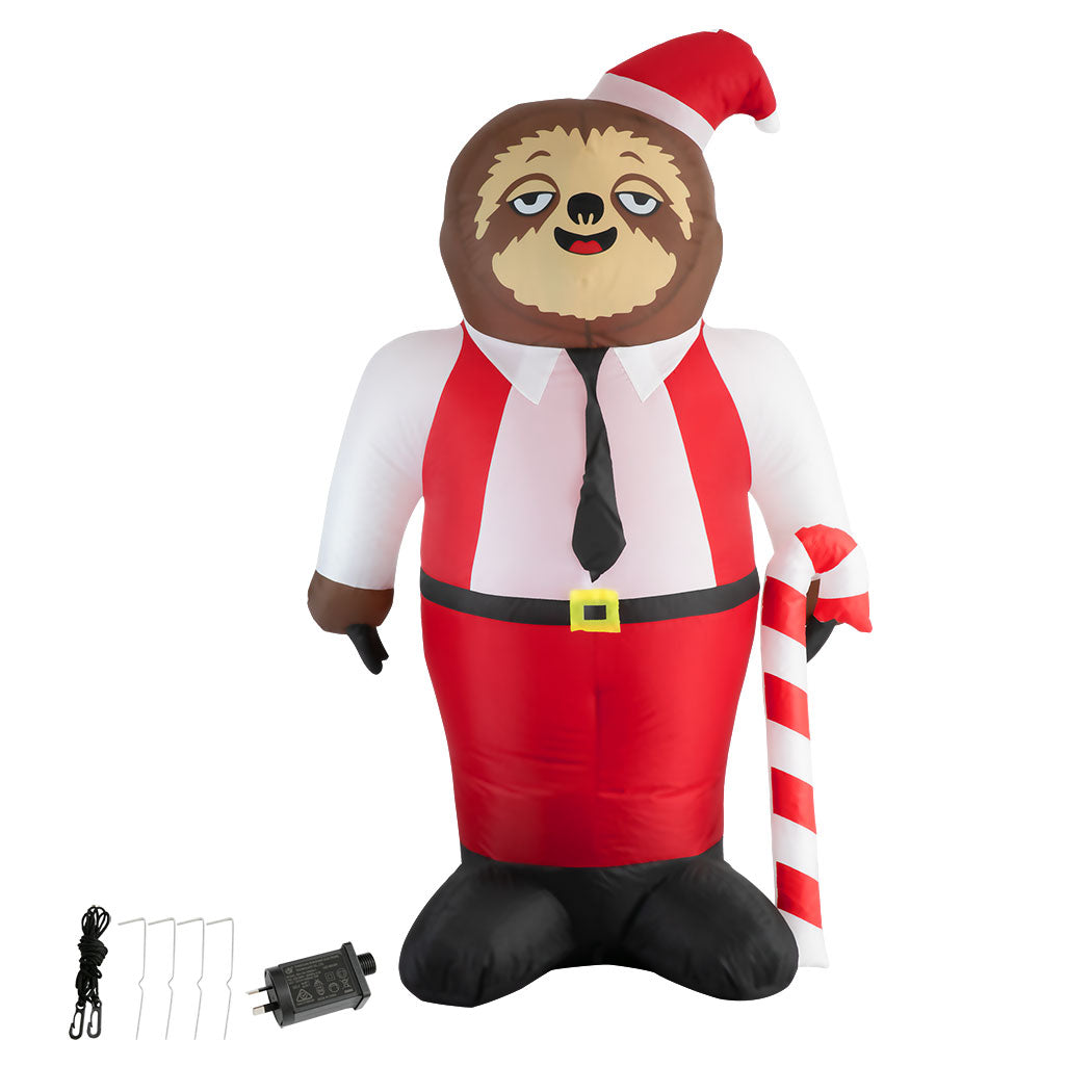 Sloth Christmas Inflatable Xmas Decorations - 1.65M