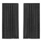 Set of 2 240x250 Blockout Curtains Chenille - Grey