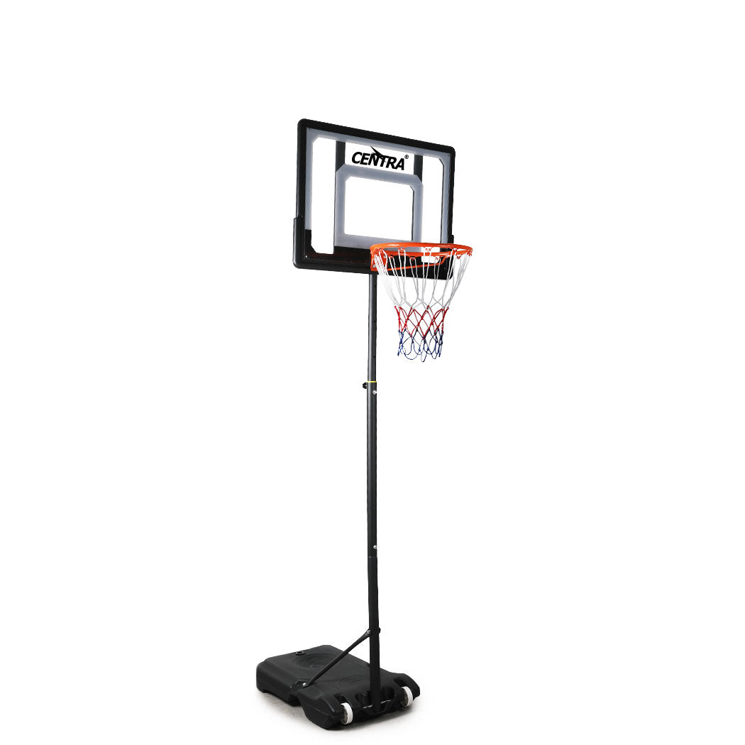 Basketball Stand Hoop System Ring Portable 2.1M Adjustable Height Kids In Ground