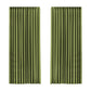 Set of 2 180x250 Blockout Curtains Chenille - Green