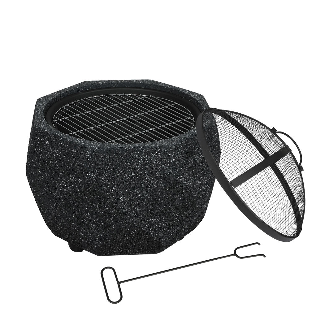 Fire Pit BBQ Grill Outdoor - Charcoal