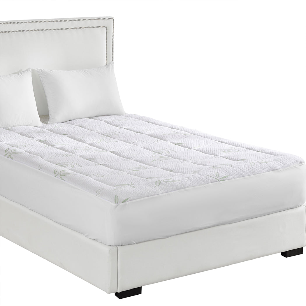 Double Dreamz Bamboo Pillowtop Mattress Topper
