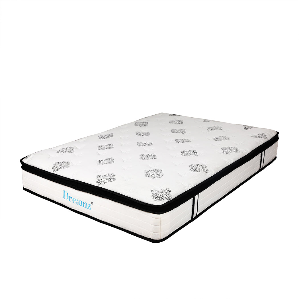 Elisa 30cm Mattress Spring Premium Top Foam Medium Firm - Double
