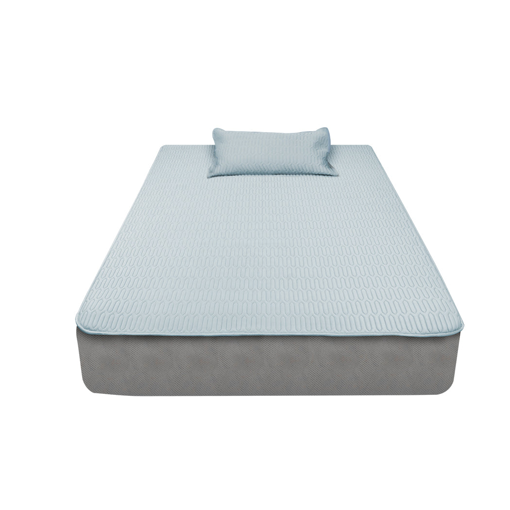 King Single Dreamz Latex Cooling Bed Sheet Set Fitted 2pcs