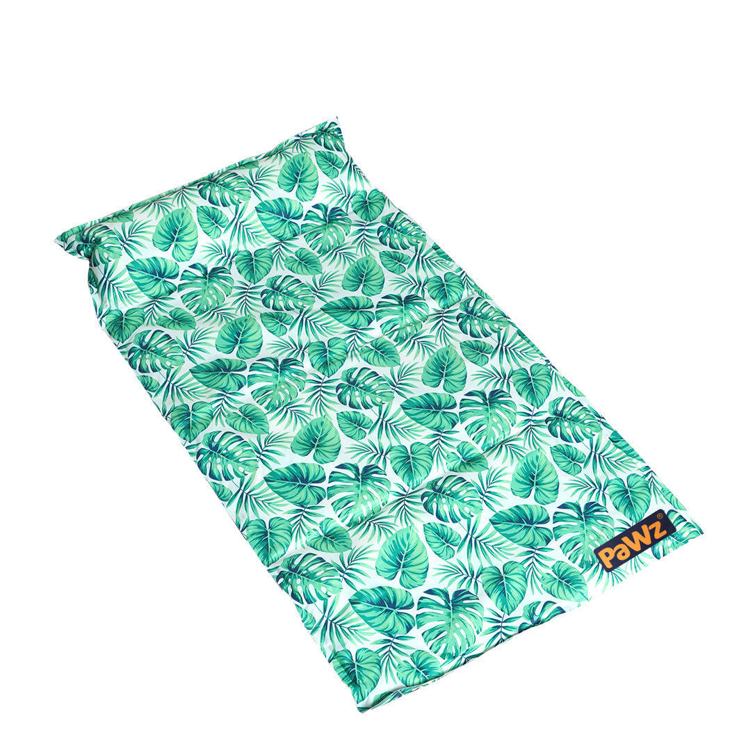 MEDIUM Dog Beds Pet Cooling Mat Gel Non-Toxic - Green