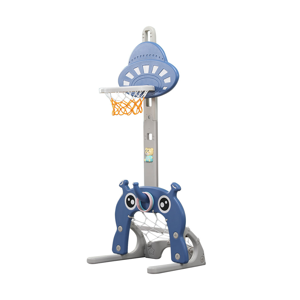 BoPeep Kids Basketball Hoop Set Stand Sports Gift Toys 5-in-1 Adjustable Height
