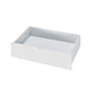 York Set of 2 Bed Frame Storage Drawers Wooden Timber Trundle For Bed Frame Base - White