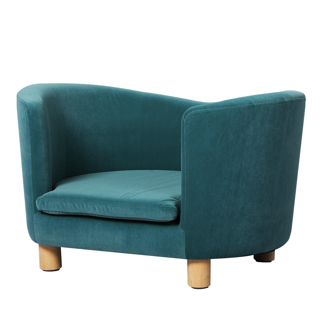 SMALL Dog Beds Pet Sofa Warm Soft Lounge - Blue
