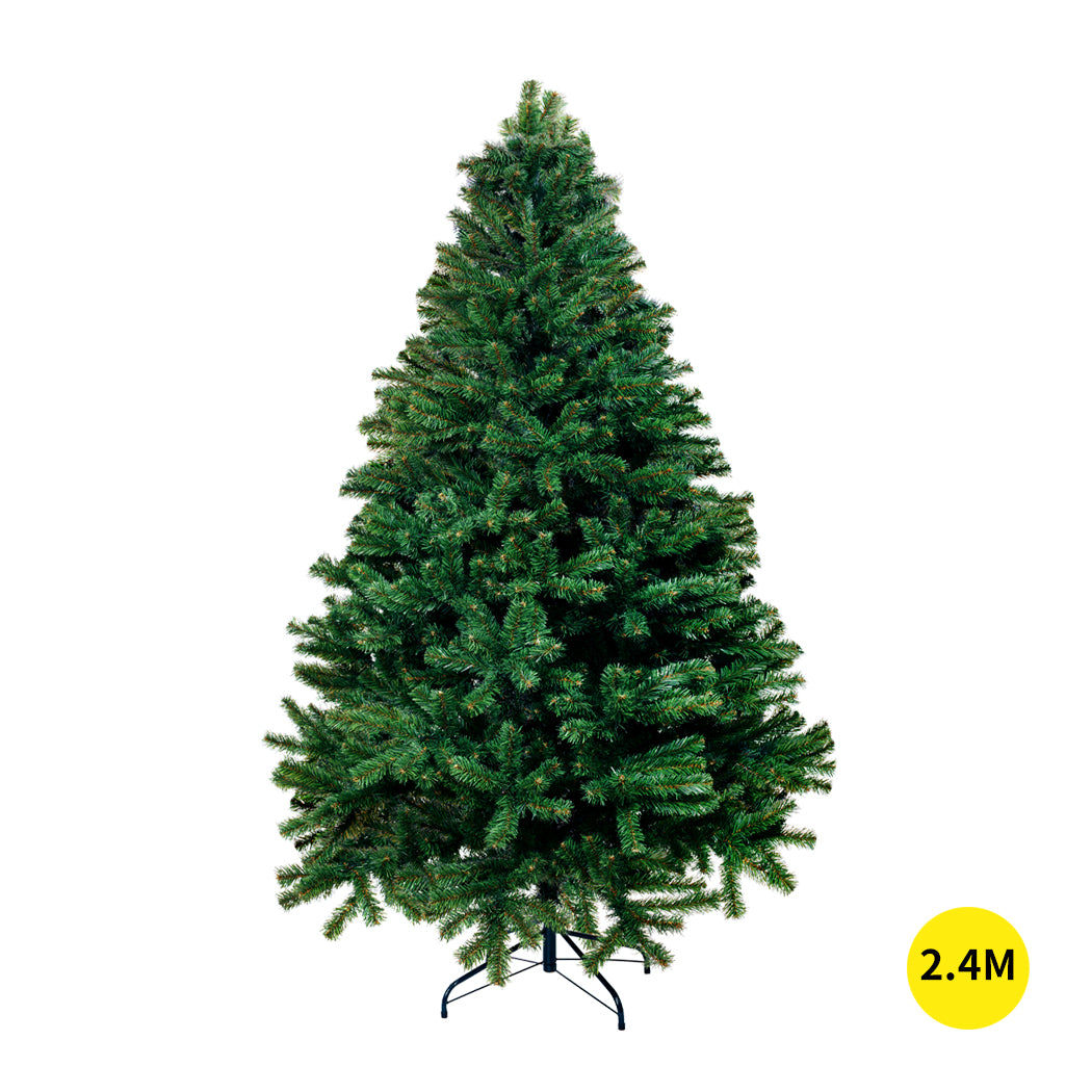 8ft 2.4m 1500 Tips Christmas Tree Kit Xmas Decorations