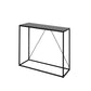 2-Tier Console Table Office Furniture - Black