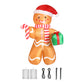 Gingerbread Man Christmas Inflatable Outdoor - 2.5M