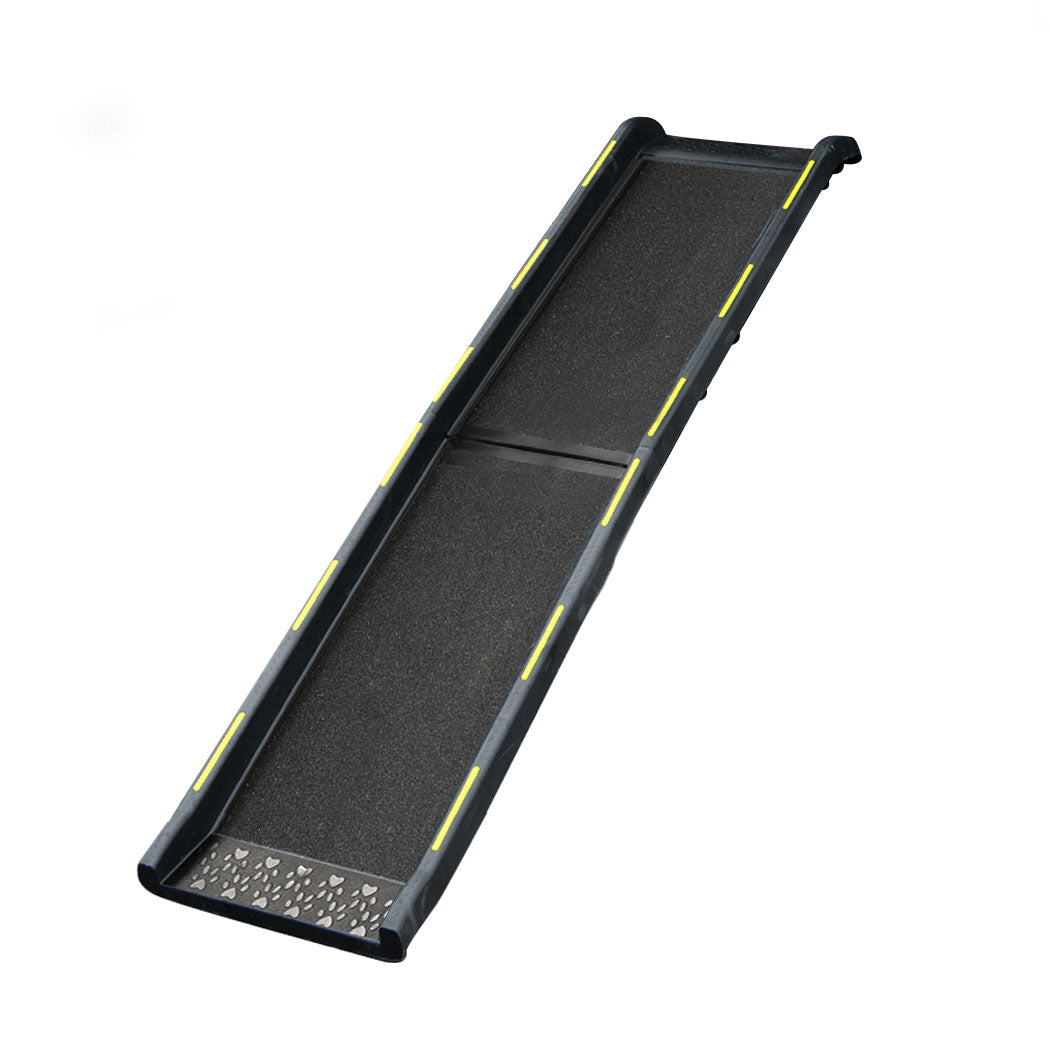 Pet Stairs Dog Ramp Ramps Foldable Ladder Steps Stair Portable Car Step Travel - Black