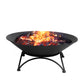 2 in 1 Steel Outdoor Patio Fire Pit Bowl Garden Fireplace Heater 70