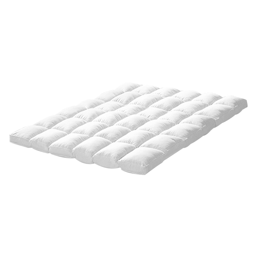 KING Bedding Luxury Pillowtop Mattress - White