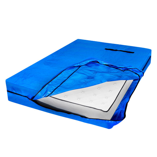 QUEEN Mattress Bag Protector Plastic - Blue