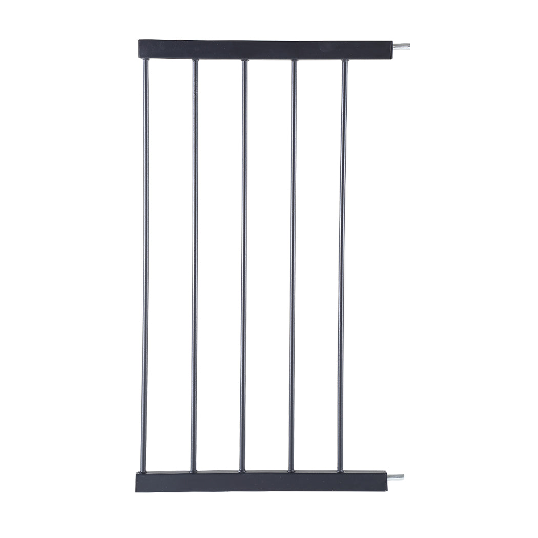 Baby Kids Safety Security Gate Stair Barrier Doors Extension Panels 45cm Black