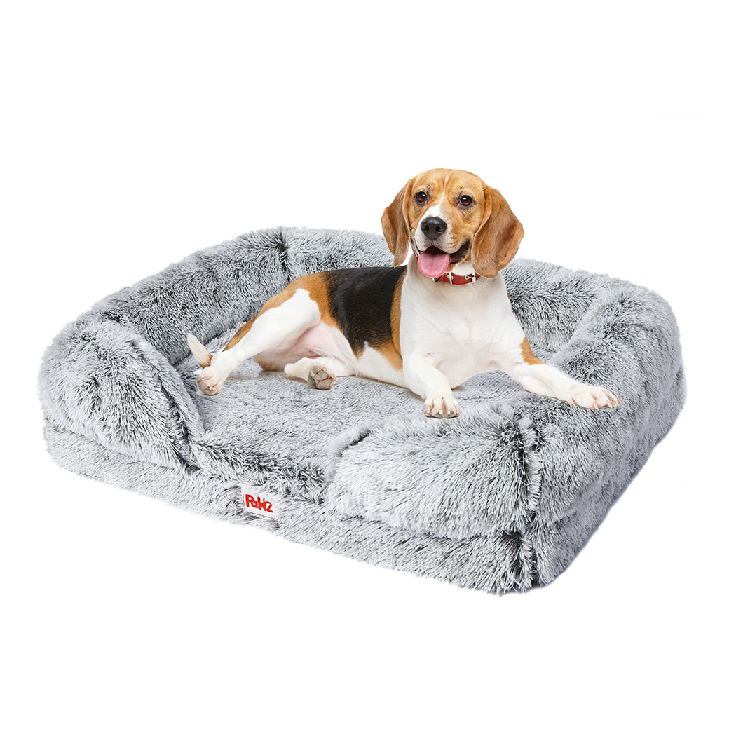 MEDIUM Dog Beds Pet Orthopedic Sofa - Grey
