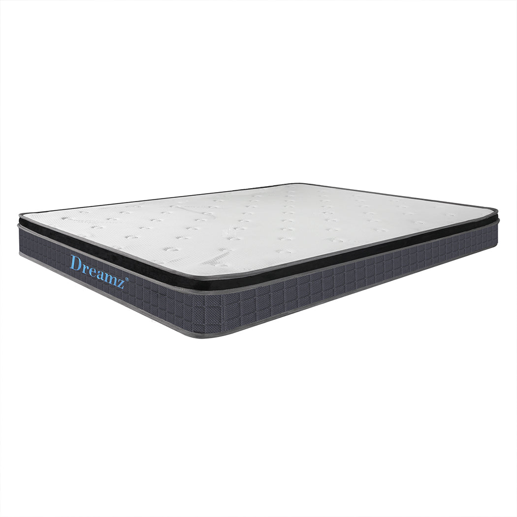 Dara 18cm Mattress Spring Premium Bed Top Foam Medium Firm - Queen