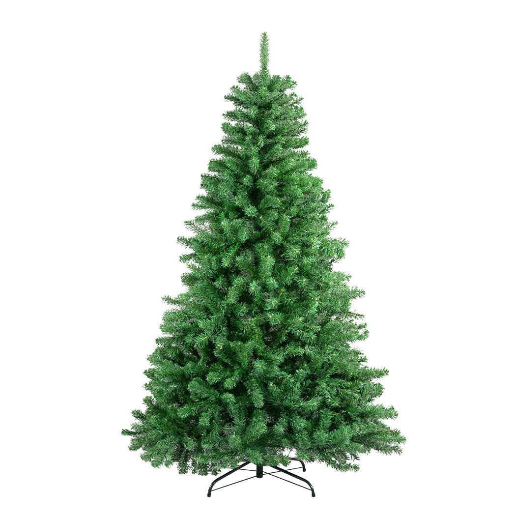 5ft 1.5m 500 Tips Pre Lit Artificial Christmas Tree 8Mode Led Lights Xmas Bushy Decor