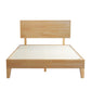 Naomi Rubberwood Bed Frame - Natural Double