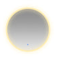 LED Wall Mirror Round Anti-fog Bathroom Mirrors Makeup Light Decor 80cm