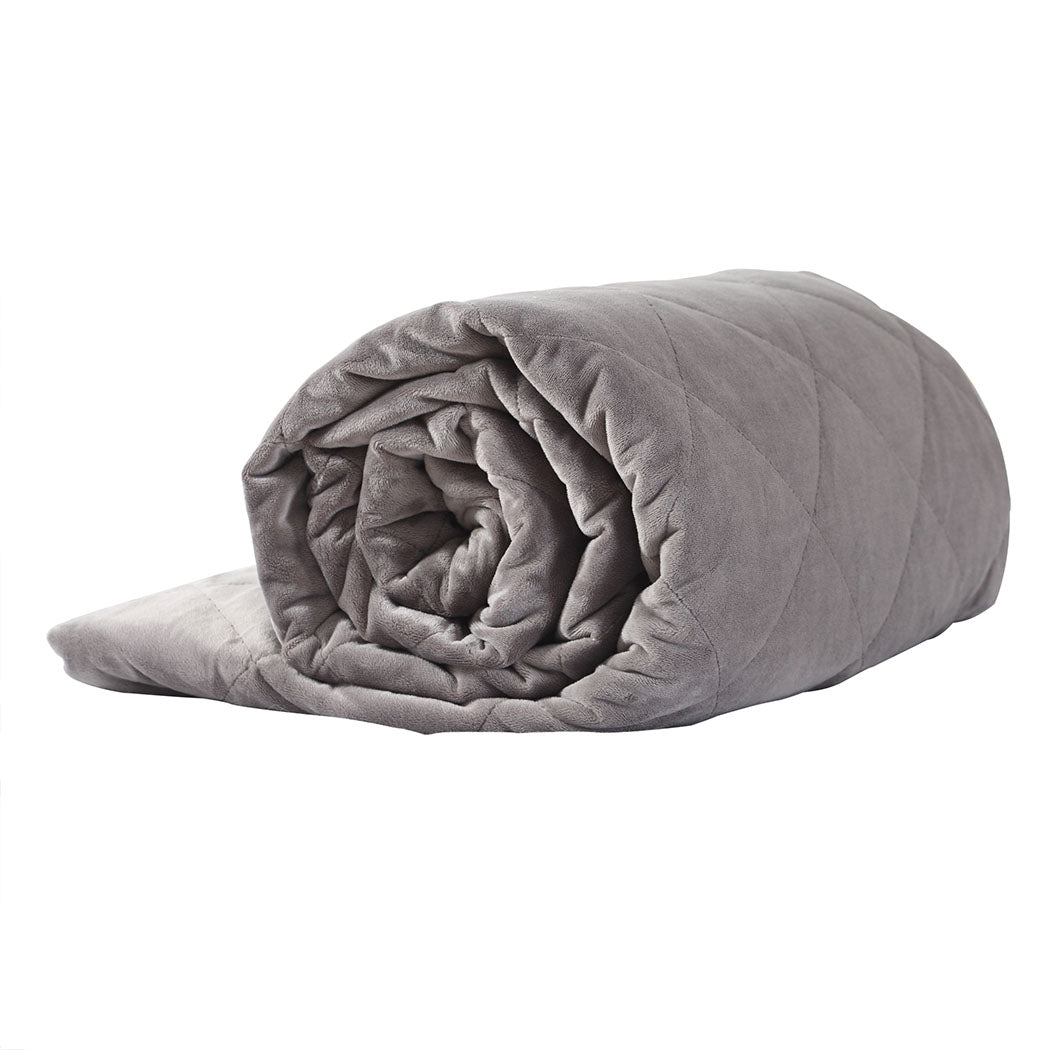 Winston Weighted Soft Blanket 9KG Anti-Anxiety Gravity - Grey