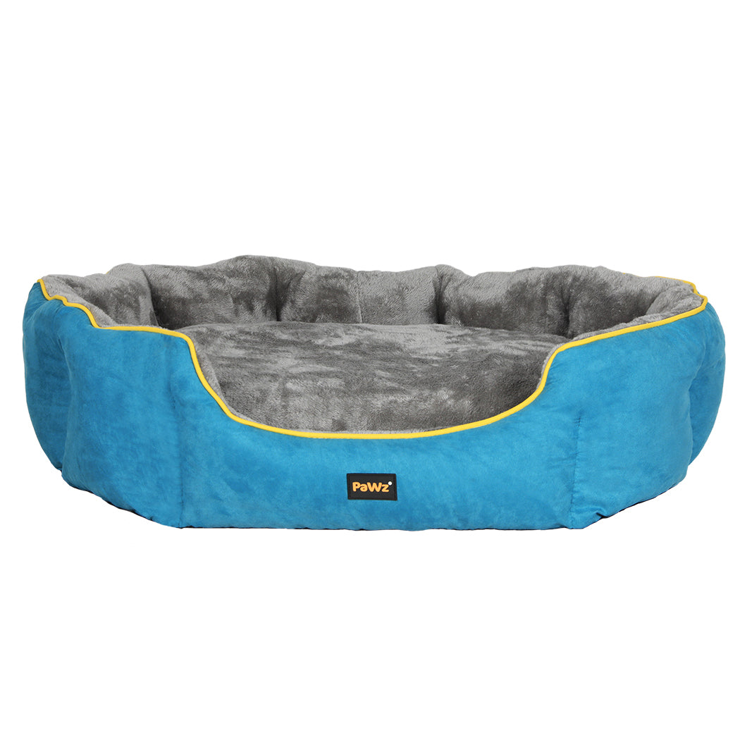LARGE Dog Beds Electric Pet Heater Heated - Blue