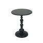 Ignatia Side Table Vintage End Round - Black