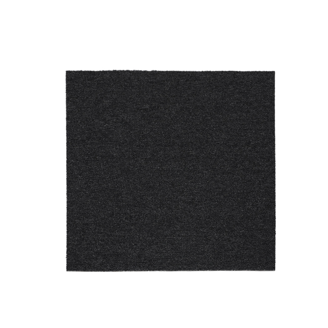 Roxine Set of 20 50x50 Carpet Tiles Box Heavy Commercial Retail Office Premium Flooring - Black