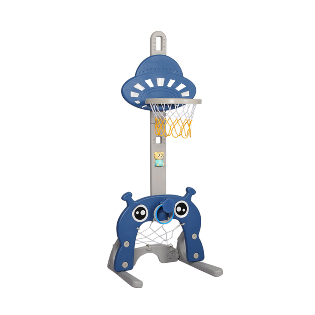 BoPeep Kids Basketball Hoop Set Stand Sports Gift Toys 5-in-1 Adjustable Height