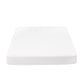 SINGLE Mattress Protector Fitted Sheet - White