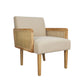 Rattan Lounge Armchair - Natural