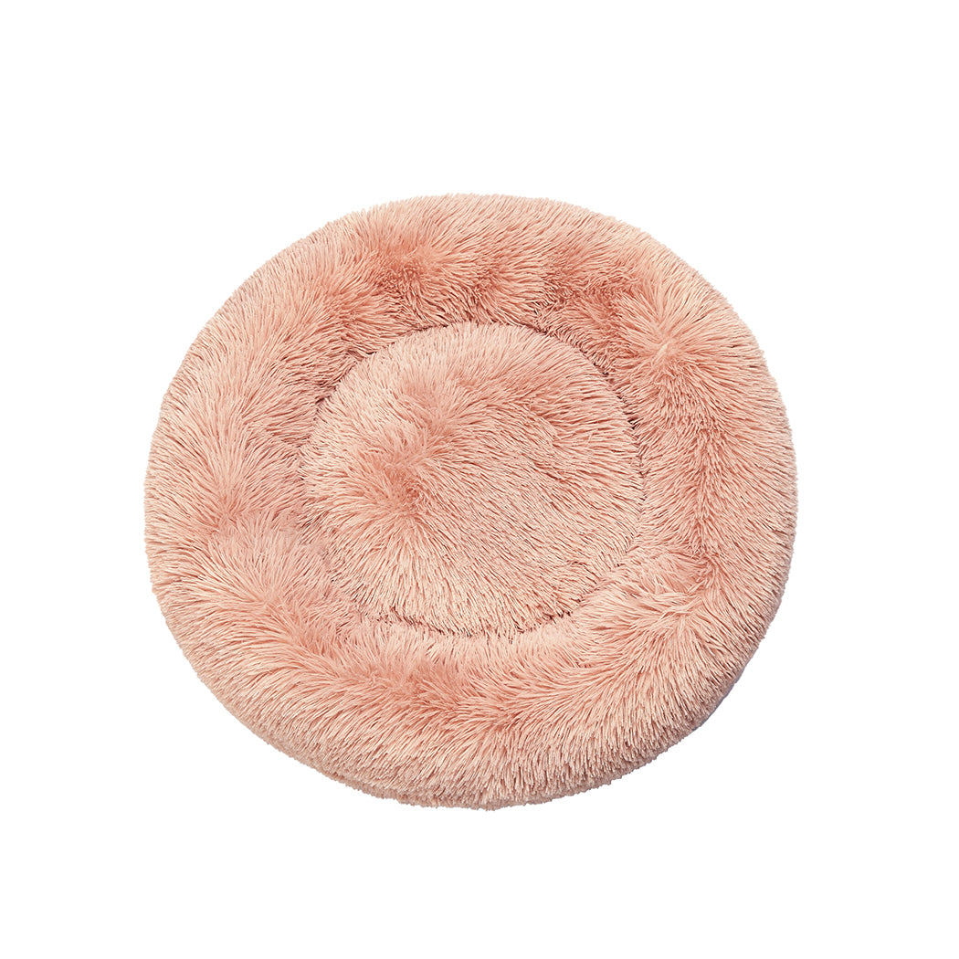 LARGE Dog Beds Pet Nest Calming - Pink