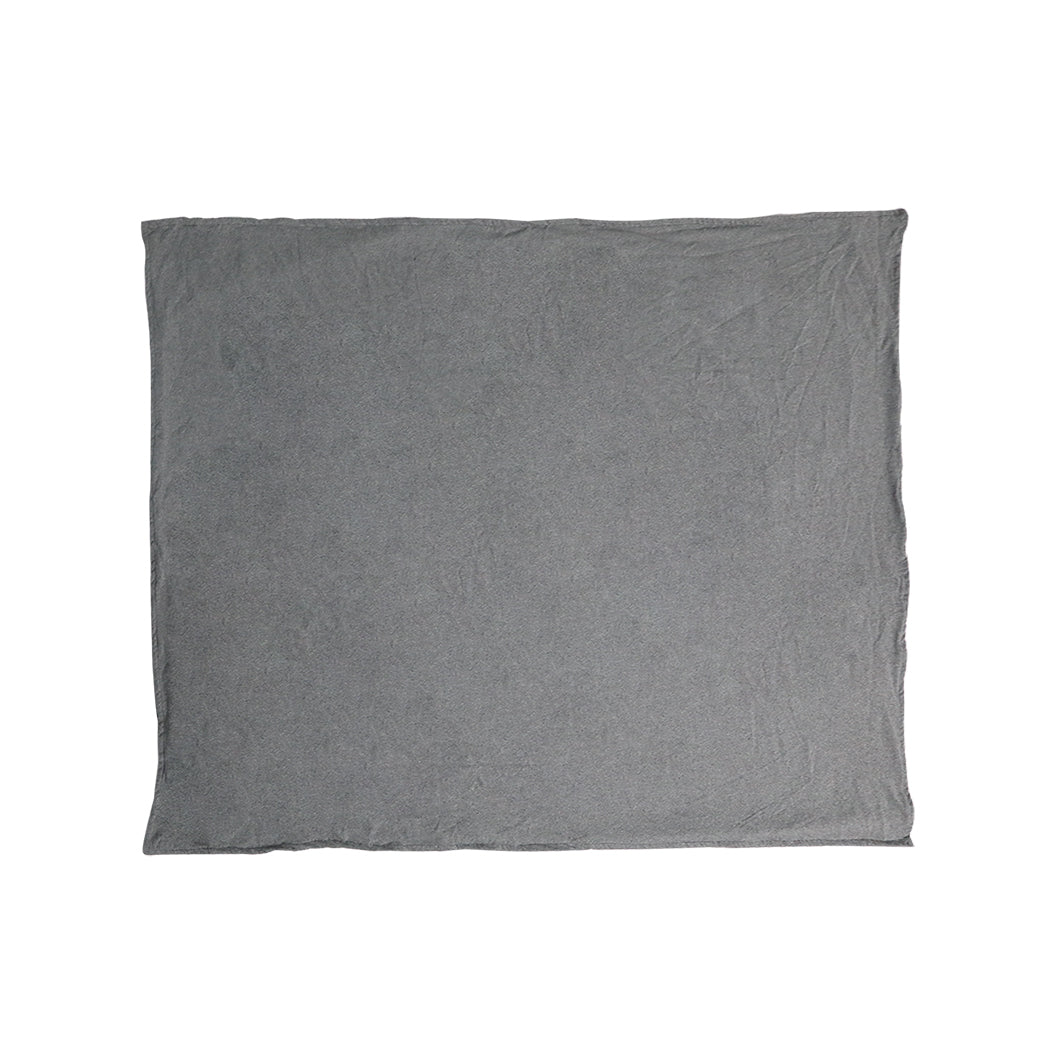Willa Throw Soft Blanket Double-Sided Washable Cooling Small - Grey