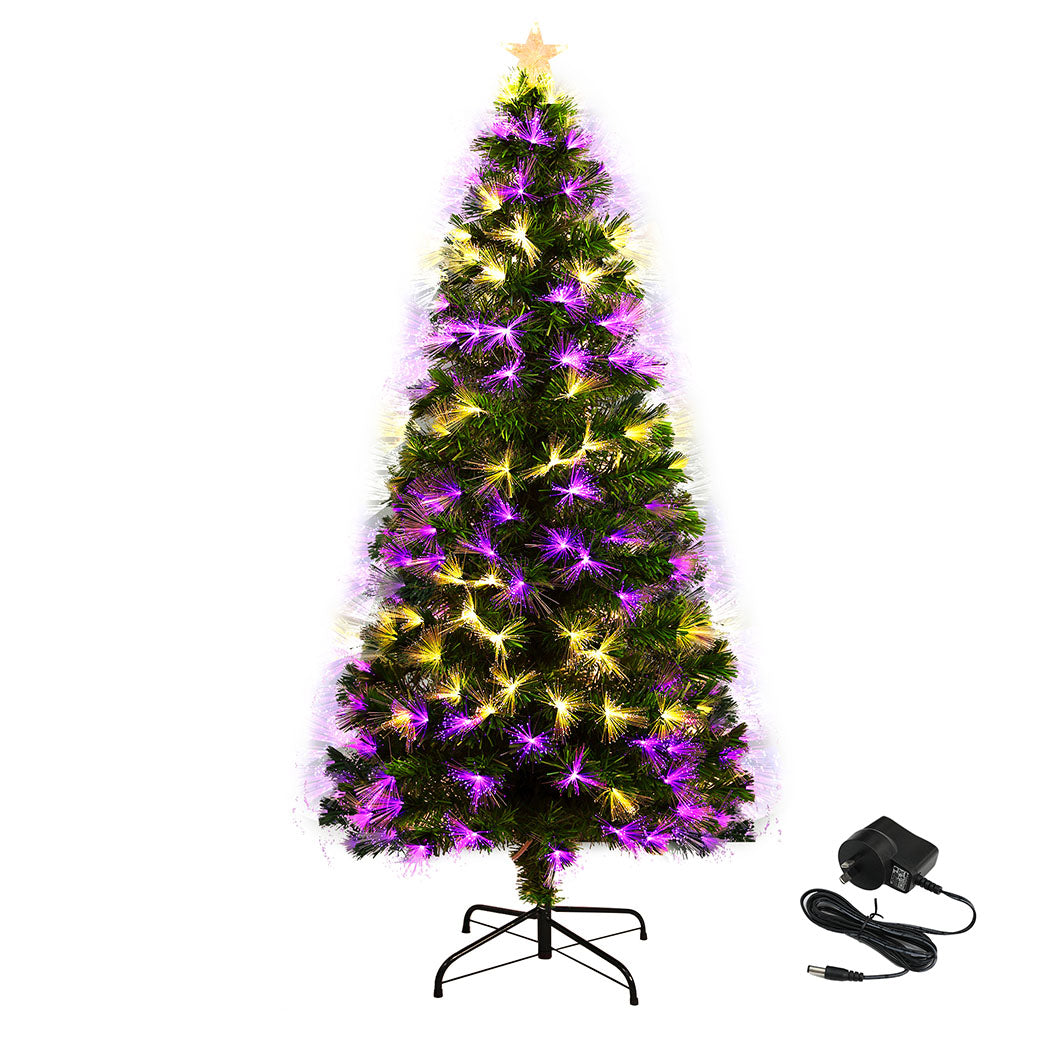 5ft 1.5m 170 Branches Fiber Optic Christmas Tree