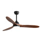 52'' Ceiling Fan DC Motor LED - Walnut
