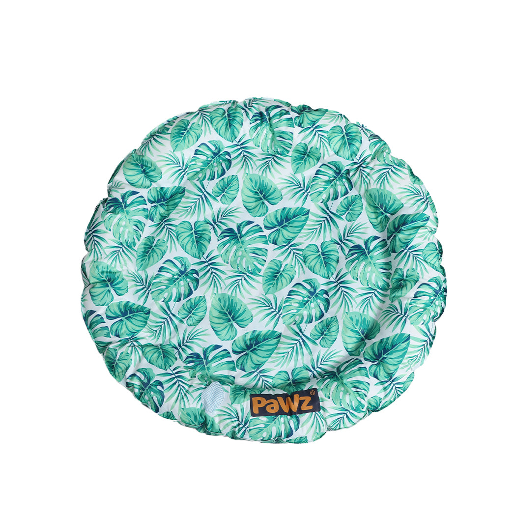LARGE Dog Beds Pet Cool Bolster Gel Mat - Green