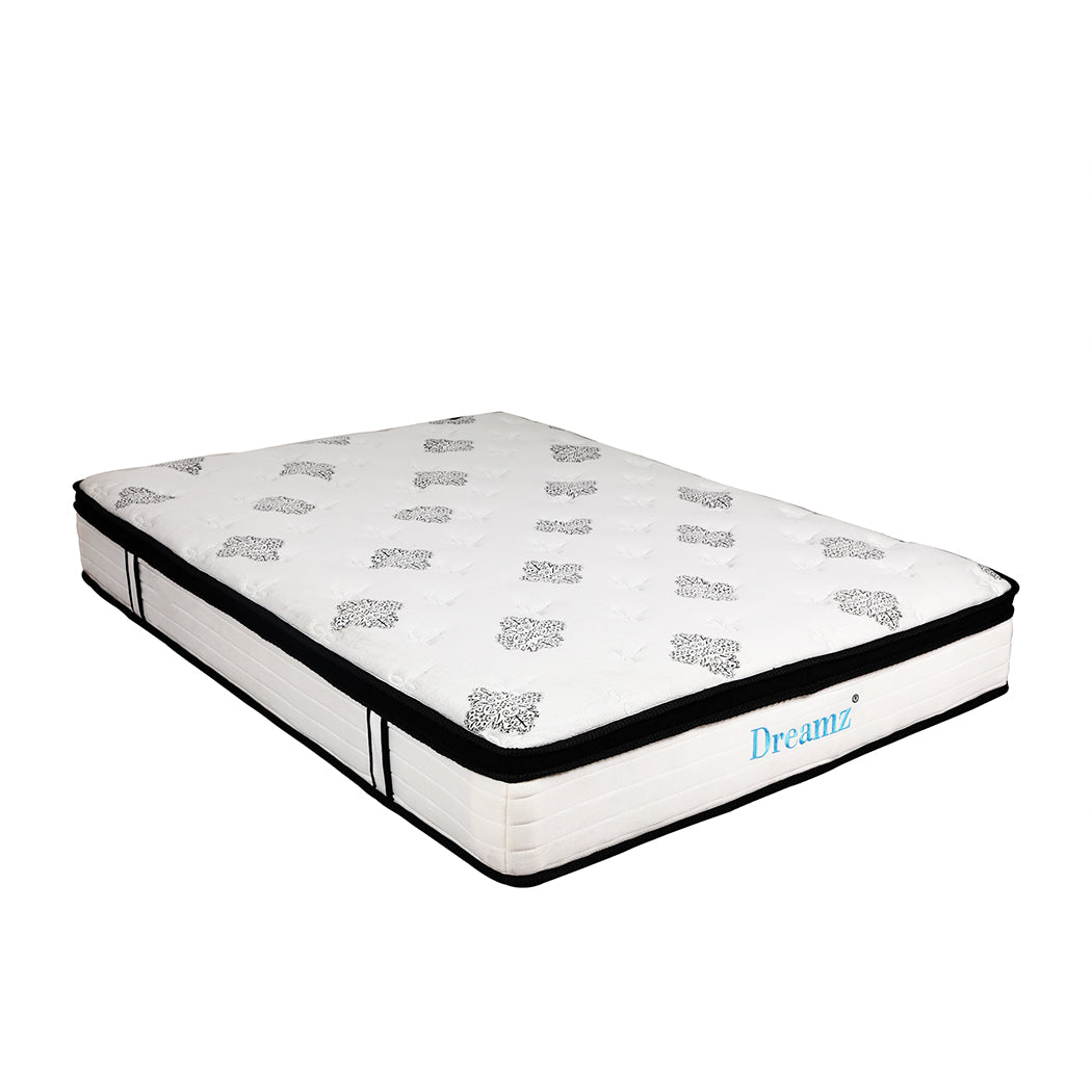 Elisa 30cm Mattress Spring Premium Top Foam Medium Firm - Double