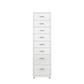 Levede Office Cabinet 8 Drawer Drawers White