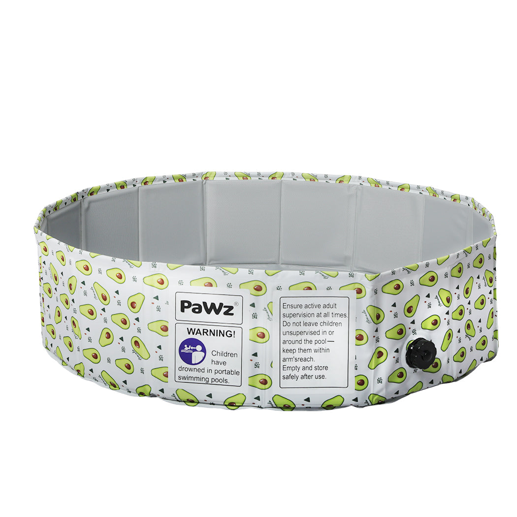 80cm Pet Dog Swimming Pool Cat Portable BathTub Kid Shower Washing Folding