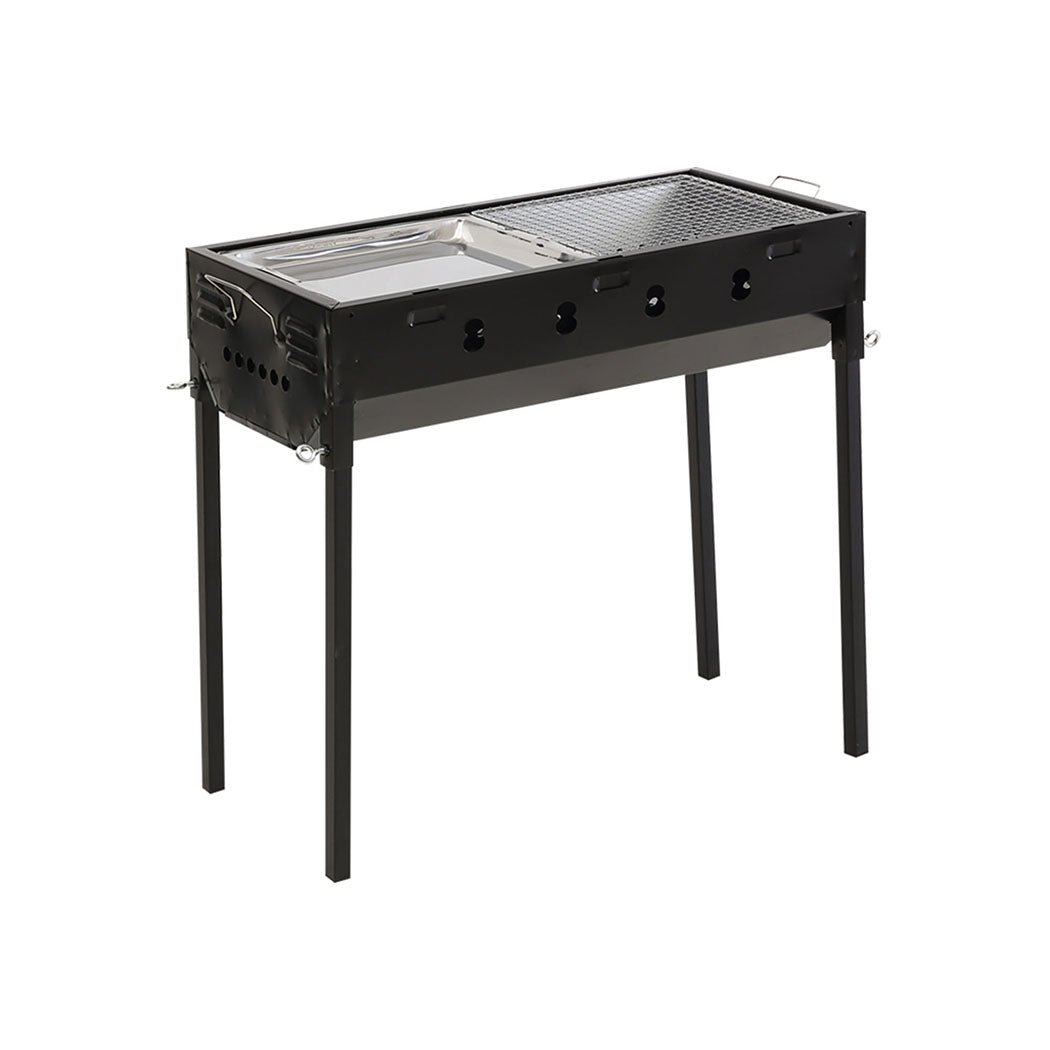 Charcoal BBQ Grill Portable Hibachi Outdoor Barbecue Set Camping Picnic Grills