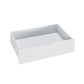 York Set of 2 Bed Frame Storage Drawers Wooden Timber Trundle For Bed Frame Base - White