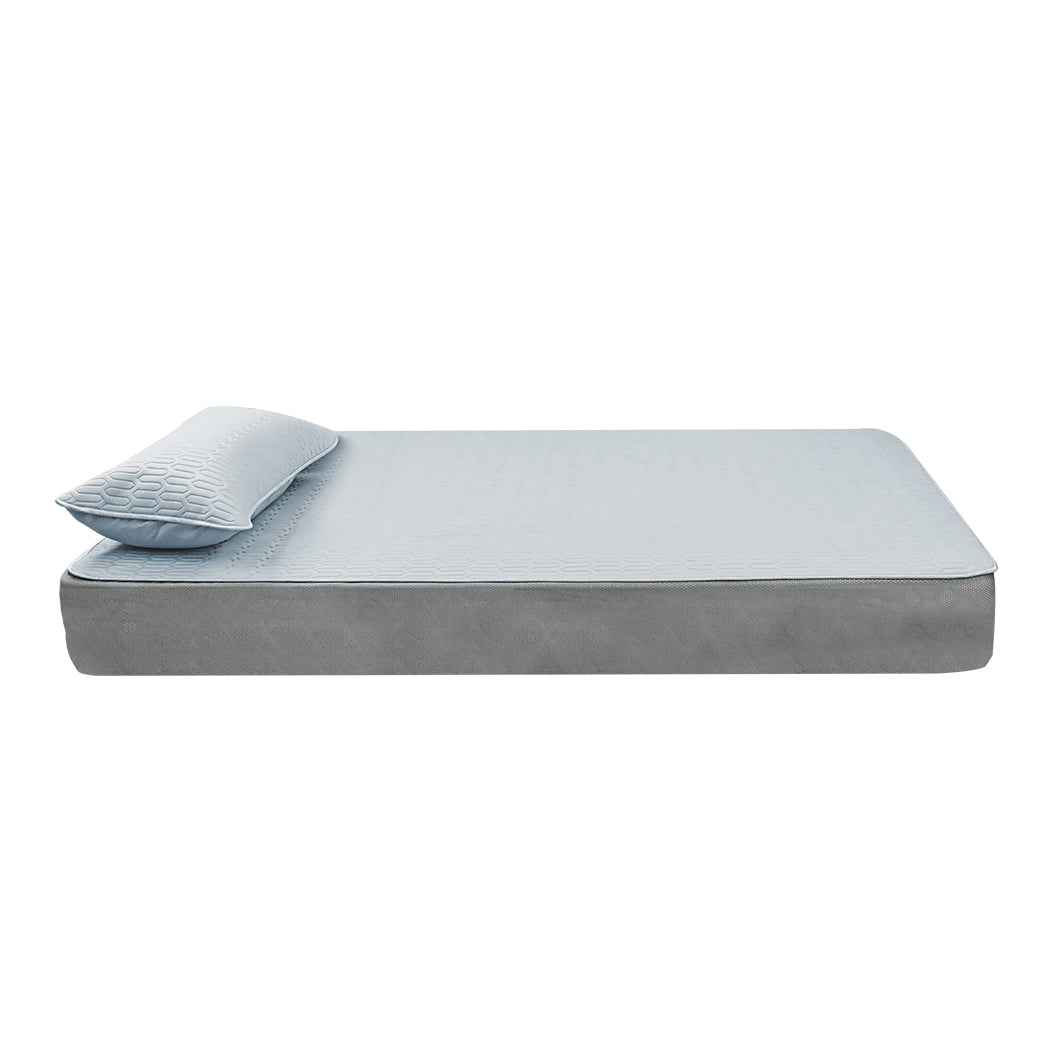 King Single Dreamz Latex Cooling Bed Sheet Set Fitted 2pcs