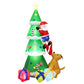 Santa Tree Christmas Inflatable - 2.4M