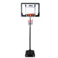 Basketball Stand Hoop System Ring Portable 2.1M Adjustable Height Kids In Ground