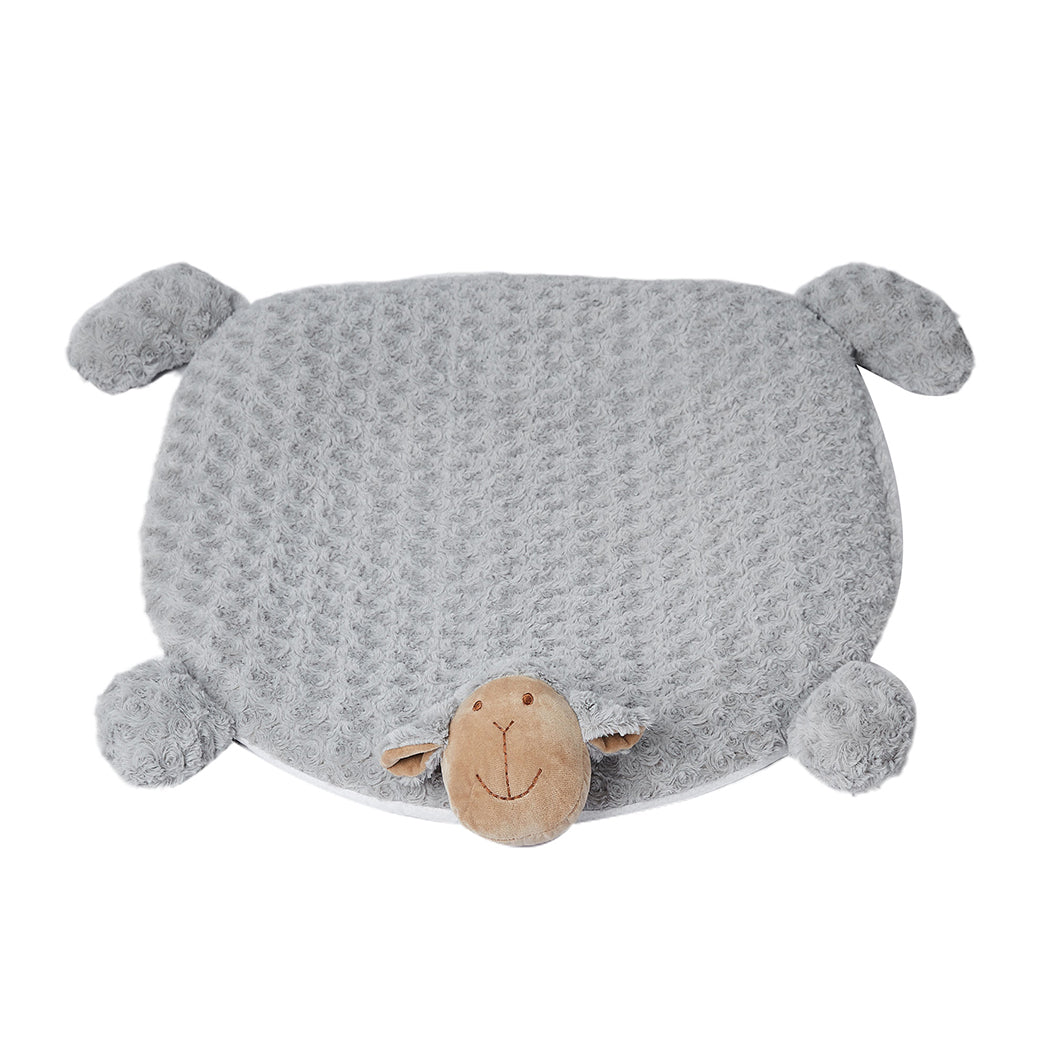 LARGE Dog Beds Pet Calming Squeaky - Grey