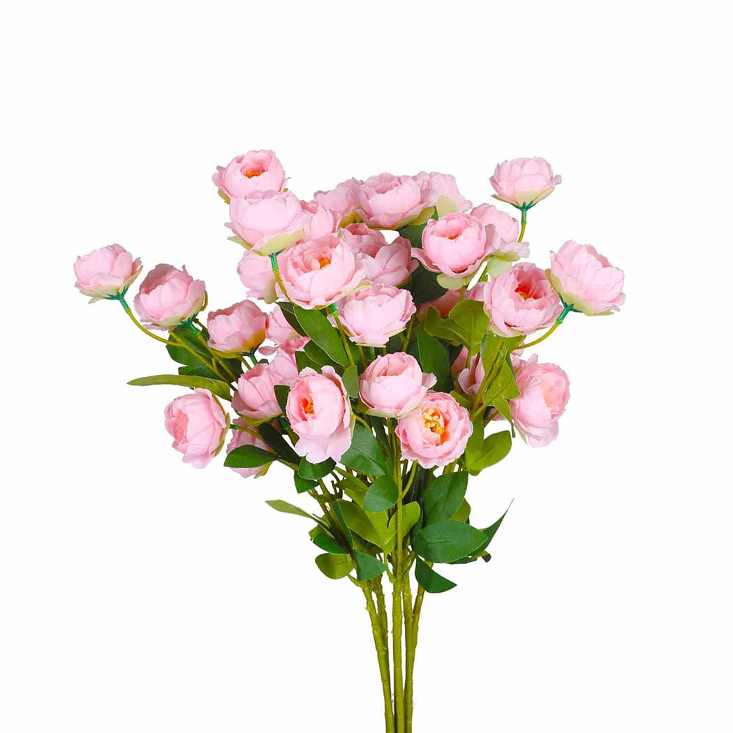 Set of 6 Artificial Indoor Outdoor Flower 7 Heads Garden Home Decor