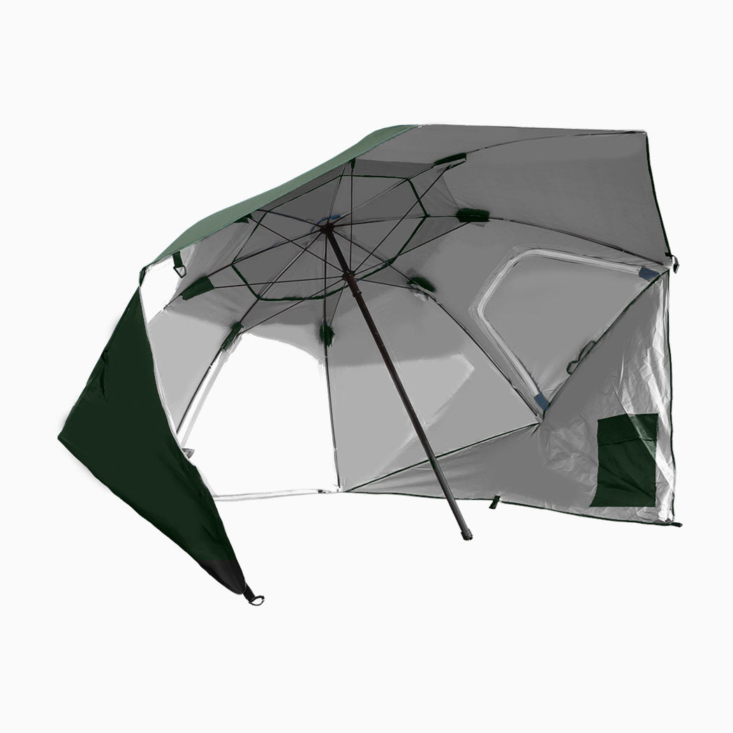 Mountview Beach Umbrella Outdoor Umbrellas Green 2.33M