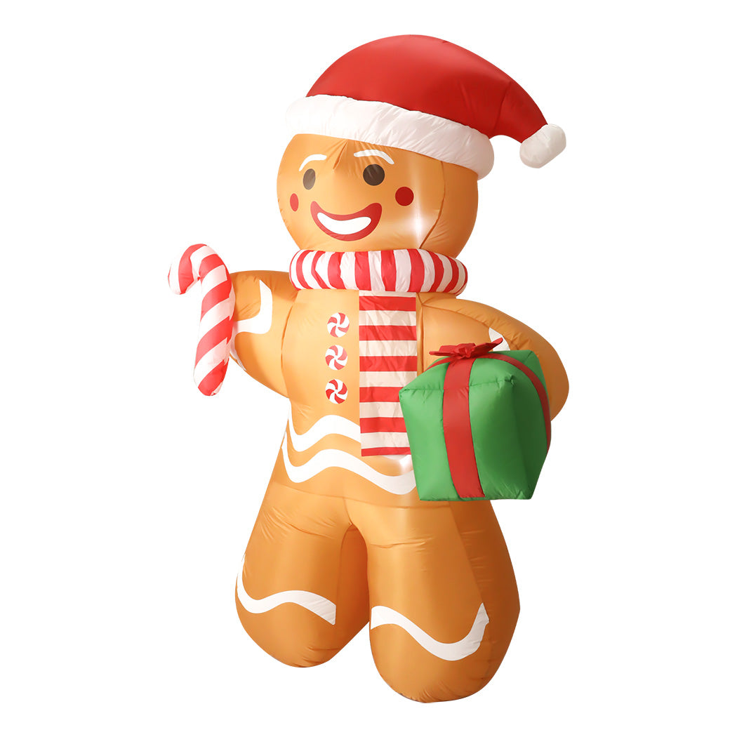 Gingerbread Man Christmas Inflatable Outdoor - 2.5M